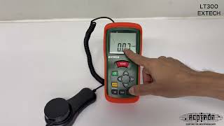 Features of the EXTECH brand LT300 light meter