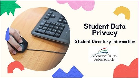 Student Directory Information