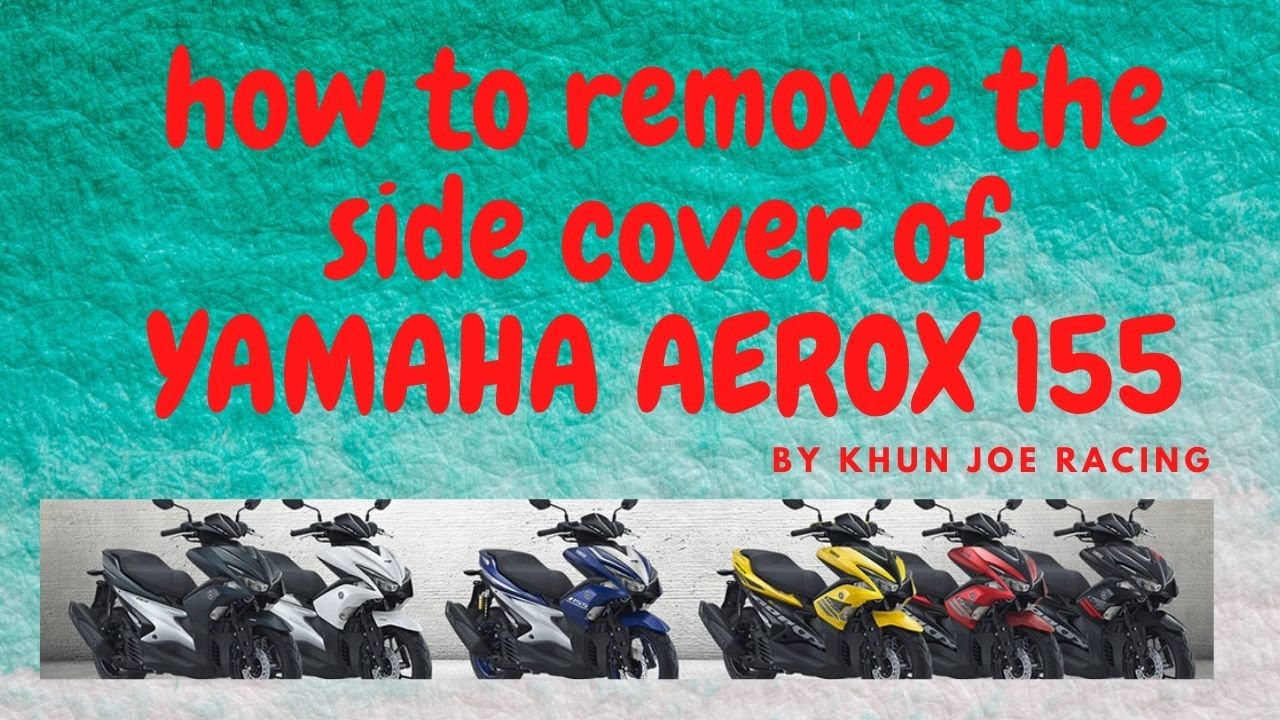 How to Disassemble the Side Cover of Yamaha Aerox - YouTube
