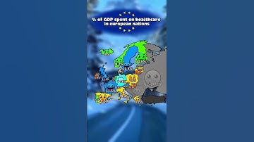 % of GDP spent on healthcare #europe #map #mapping #geography