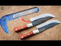 Making Two Sharp Knives from a Rusty Wrench
