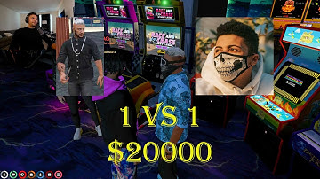 Myth meet randy for the first time and play 1 vs 1 in the arcade | NoPixel gta rp