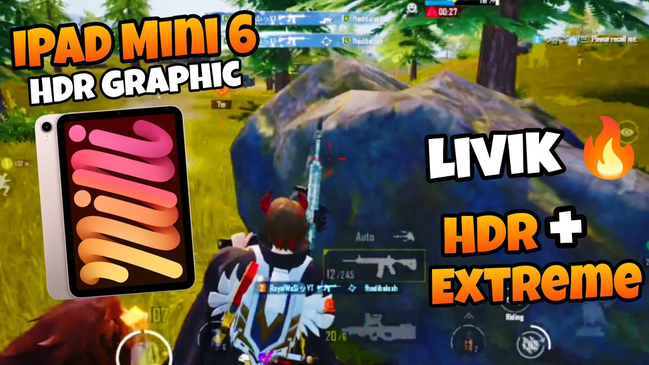 🔥 iPad Mini 6 | PUBG MOBILE 3.9 Update | HDR + Extreme FPS | iOS 18.4 ...