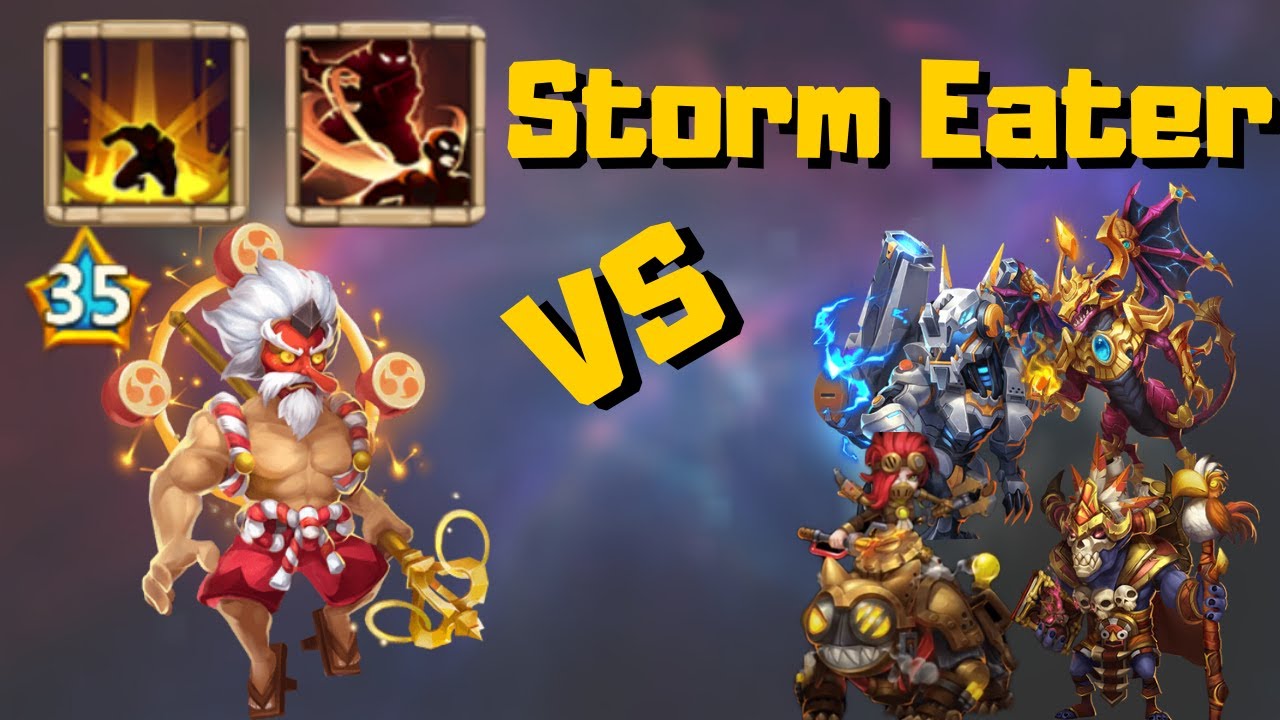 Storm Eater vs Top Heroes | Castle Clash