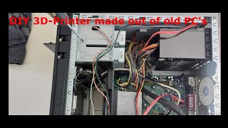 DIY 3d printer made from scrap pc (dvd drives)