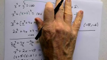 Nonlinear System: Circle and Line