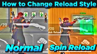 how to change m1887 reload action |  how to change m1887 spin reload action in free fire screenshot 3