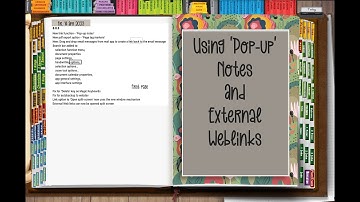 Using ZoomNotes- Using ‘Pop-Up’ Notes and External Weblinks