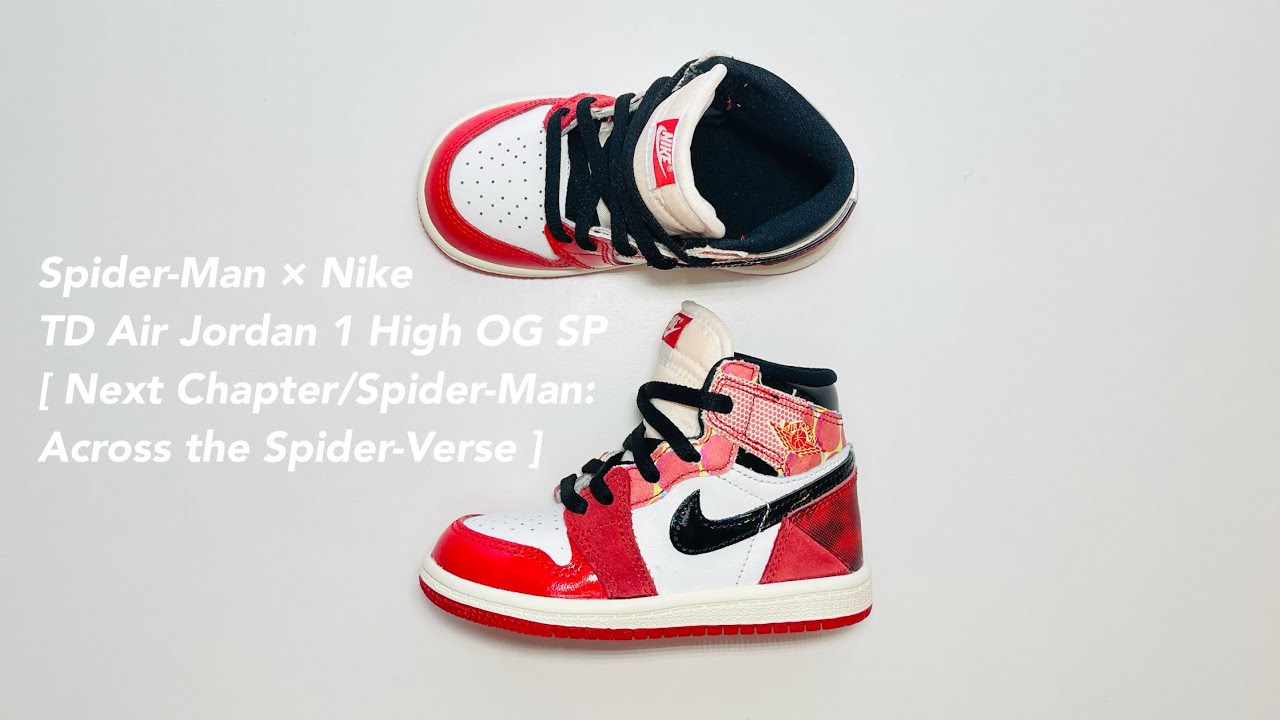 Spider-Man × Nike TD Air Jordan 1 High OG SP [ Spider-Verse ] Review