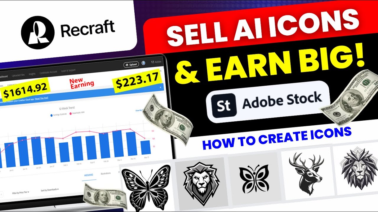 How to Make AI Vector & Sell on Adobe Stock | Earn Big with These Tips & Tricks!
