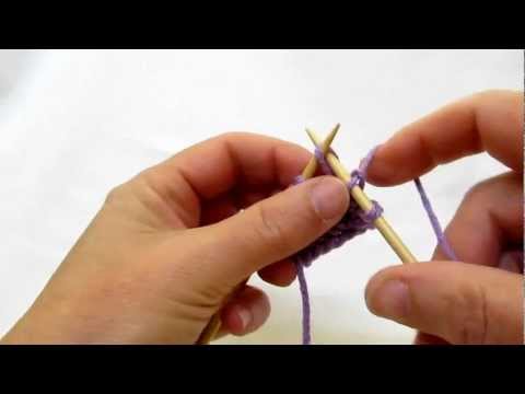 Really Clear: Knit or Purl through the Back Loop of a Stitch (cc)