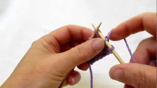 Really Clear: Knit or Purl through the Back Loop of a Stitch (cc)