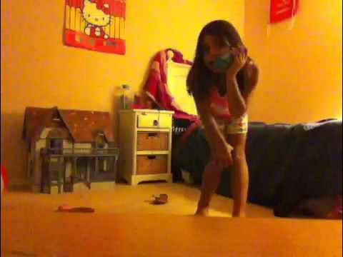 Little girl dancing