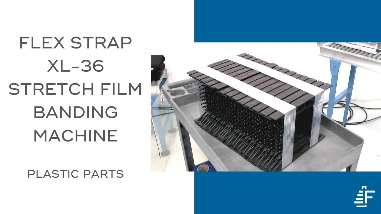 Plastic Parts Bundling Flex Strap XL36 Stretch Film Banding Machine