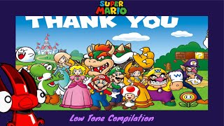 All Super Mario Bros Music & Songs in Low Tone Compilation