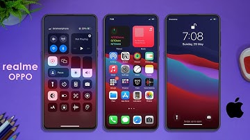 DARK iOS 15 PRO theme for Realme and Oppo devices