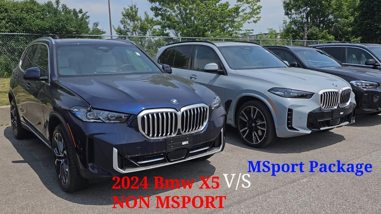 2024 Bmw X5 All New LCI NonMsport Vs MSport Package Differences