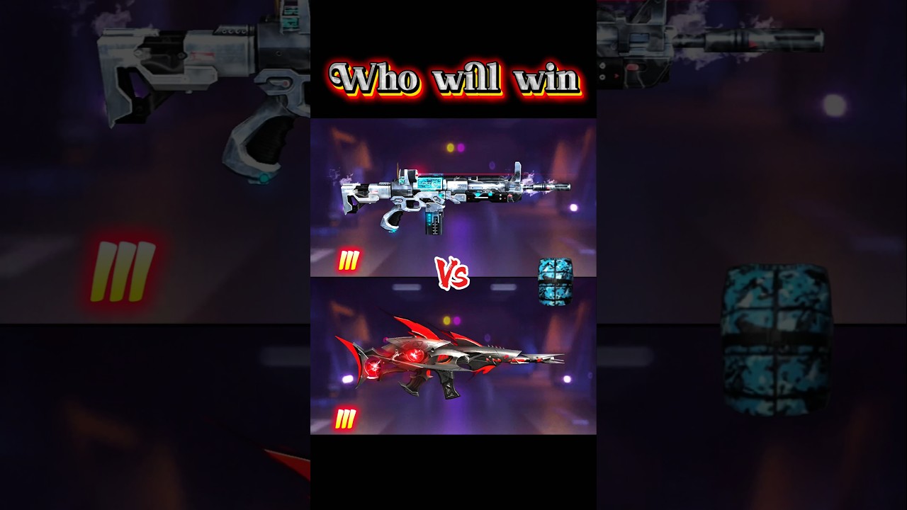 Titan Scar vs Evo scar 🥵 Free Fire Best Scar 🤔 