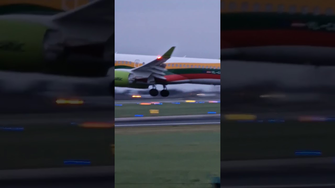 Air Baltic Airbus A220-300 in a Lithuanian Flag Livery from Riga | Morning Plane Spotting 