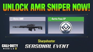 HOW TO UNLOCK/GET RYTEC AMR SNIPER CODM | SHARPSHOOTER SEASONAL EVENT COD MOBILE