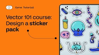 How to Design Your Own Fun Sticker Pack: 101 Vector Design Course