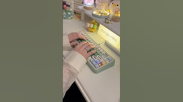 🍵 keyboard sounding like creamy matcha milk #asmr #keyboard #mechanicalkeyboard