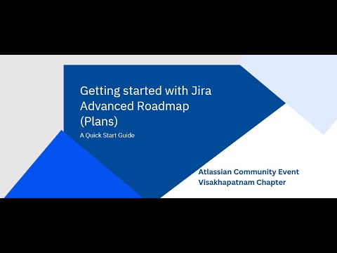 Event 78| Getting started with Jira Advanced Roadmap (Plans) - YouTube