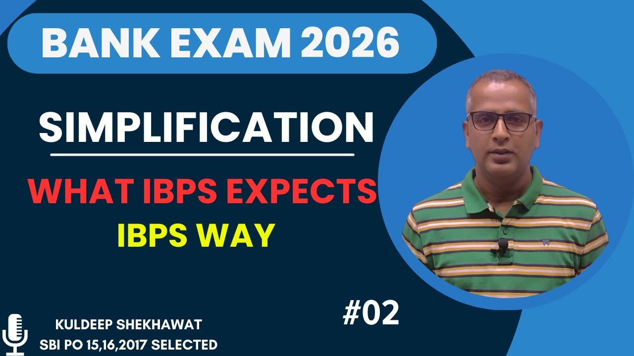 Simplification for Bank Exams | Break the Calculation Habit (Class 2)