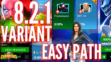 Variant 8.2.1 Easy Path Deadpoolooza • Mcoc • Marvel Contest of Champions • 8 2.1
