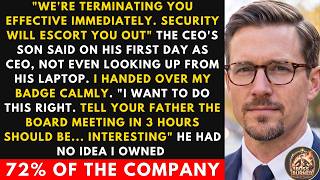 CEO's Heir Fired Me Day One, I Owned 72% of His Company
