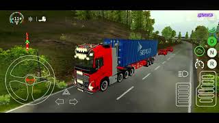 #universaltrucksimulator//gameplay(Ep6)#volvo Truck.With.container Trailer.