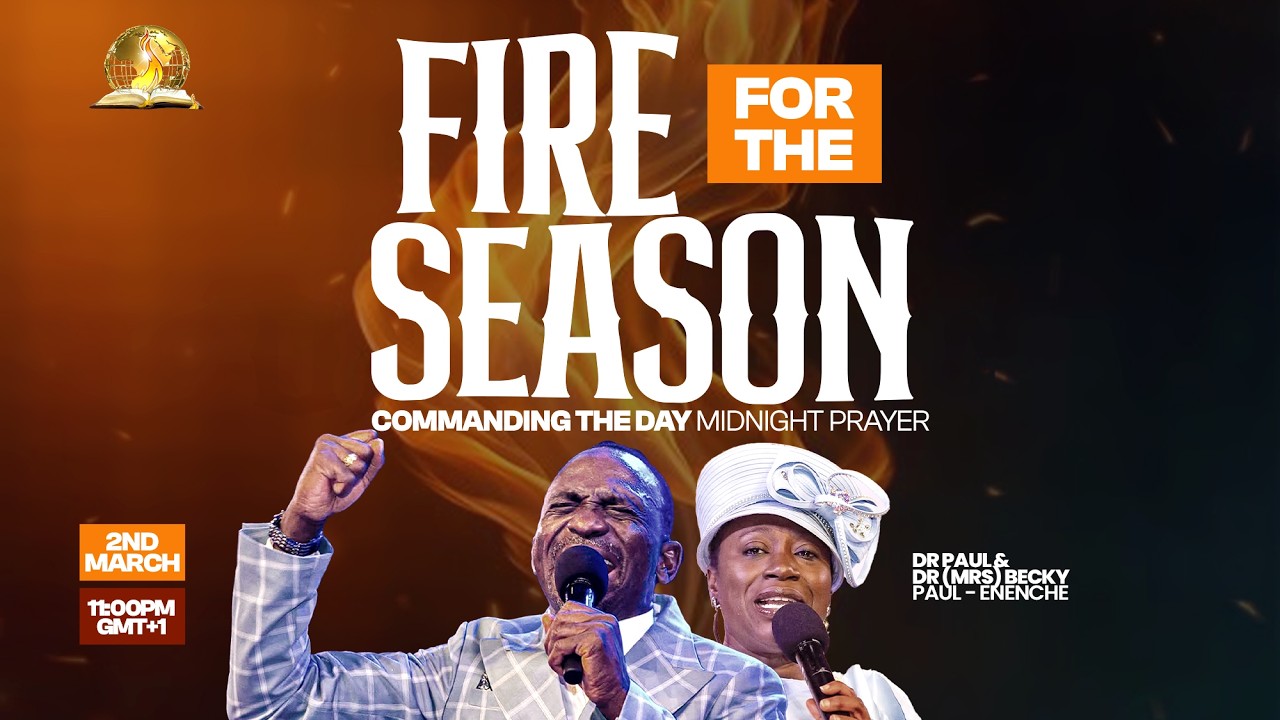 COMMANDING THE DAY MIDNIGHT PRAYER || FIRE FOR THE SEASON || 02-03-2026