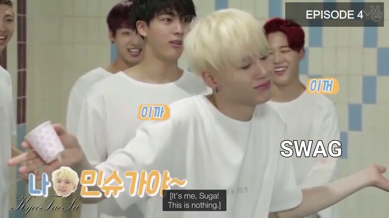 BTS (방탄소년단) Min Yoongi (민윤기) [Suga] Funny and Cute Moments in Run Ep  1-10 (with english sub)