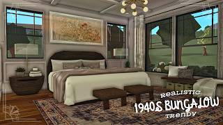 Bloxburg | Trendy 1940s Realistic Five-Bedroom Dream Home | Part 4