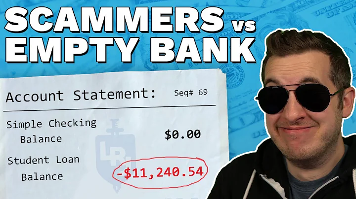 When Scammers See Empty Bank Accounts...