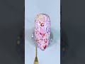 How To Marble Heart ❤️ Nail Art | New Valentine’s Day Nails 2023 #shortvideos #nailart #howto
