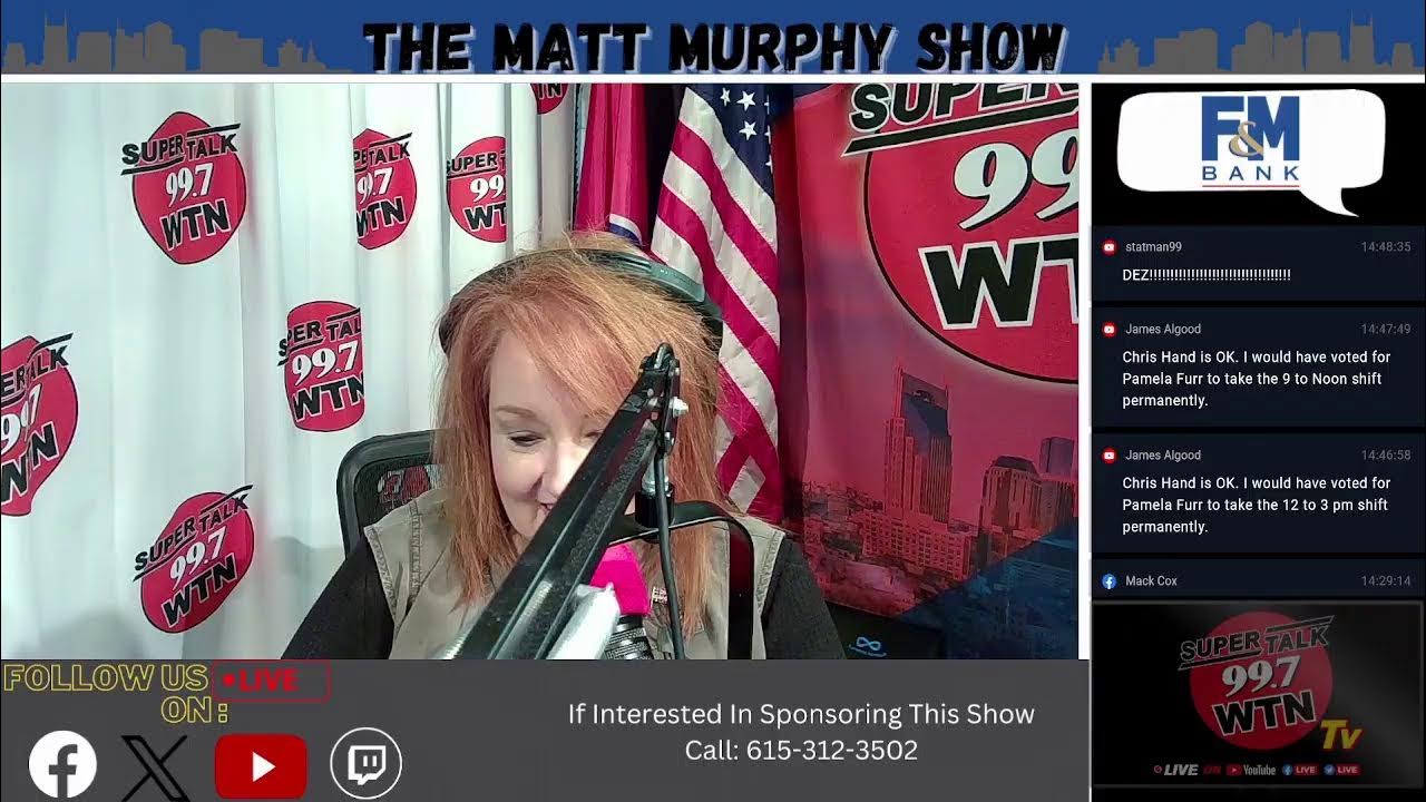 Hey look it s pamela furr on the matt murphy show youtube