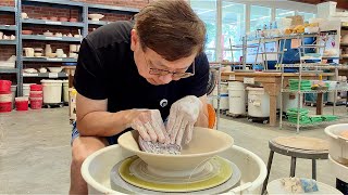 900. Throwing a Bowl with Various Shapes with Hsin-Chuen Lin~ Class Demo at PAAC Update