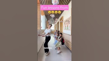 Thumbnail of Fun lessons from new#dance #school #teacher #music #happy #happydance #education #shorts