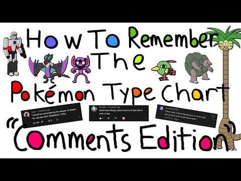 How to Remember the Pokémon Type Chart With Your Comments 