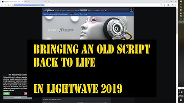 Bringing An Old LightWave Script Back To Life
