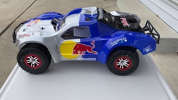 Traxxas Red Bull Slash 2wd Pro line Flo-Tek Fusion 3458-17