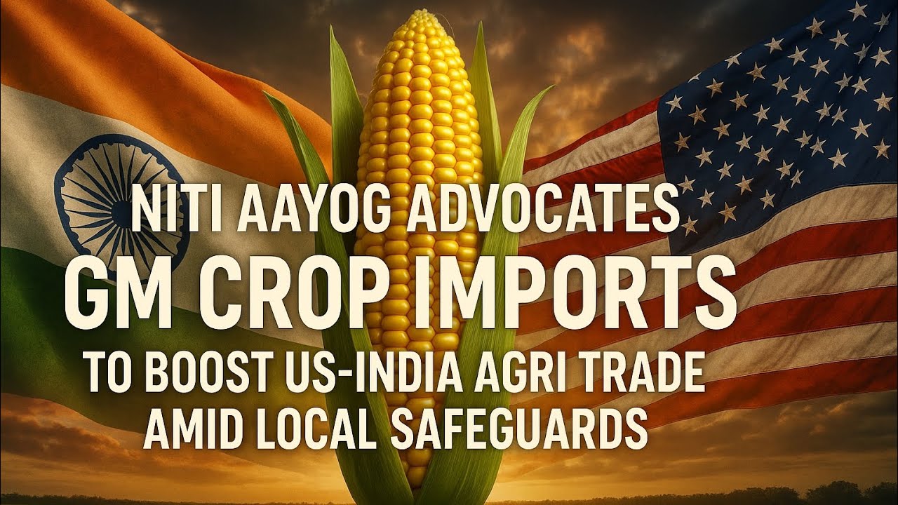India’s GM Crop Gamble: Boosting US Trade or Risking Farmers? | NITI Aayog’s Bold Plan Explained