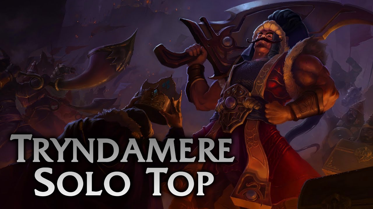 League of Legends Sultan Tryndamere Solo Top - Full Game Commentary - YouTu...