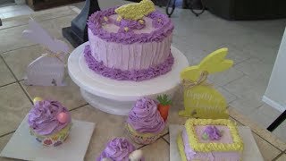 DIY How To make Easter Faux/ Fake  Cake, Cupcake & Petit Cakes!