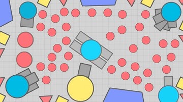 Crazy Triplet Farming Blue Pentagons - Diep.io Max Triplet Gameplay - Fastest Shooting In The Game