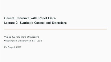 Causal Inference w/ Panel Data (Lec2): SCM & Extensions
