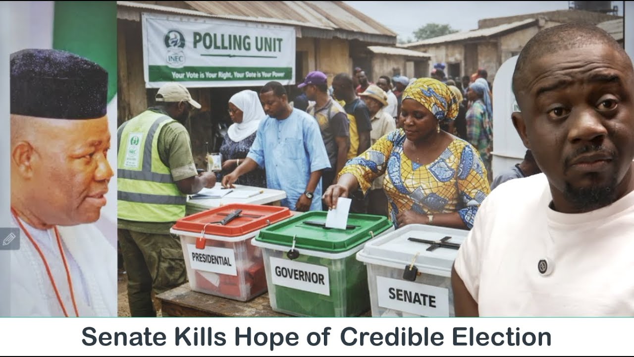 Senate Kills Hope of Credible Elections in Nigeria ADOPTS E or M
