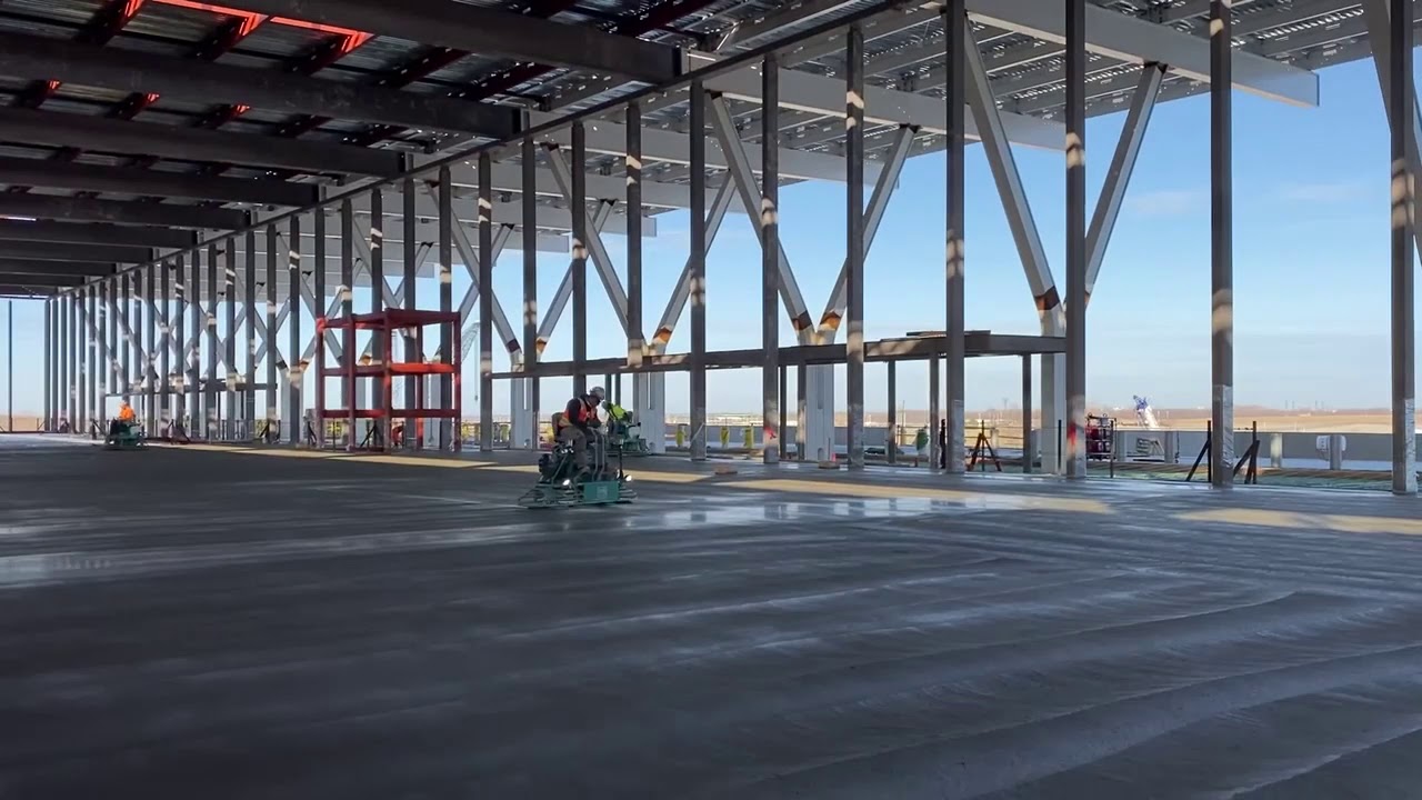 KCI Airport New Terminal Headhouse Concrete Finishing