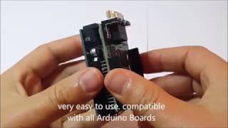 Connect Arduino to TV or Monitor with VGADuino II , 400 x 300 / 256 Color Graphic Shield for Arduino